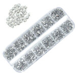 Nail Art - 3000pcs Diamonds - Silver