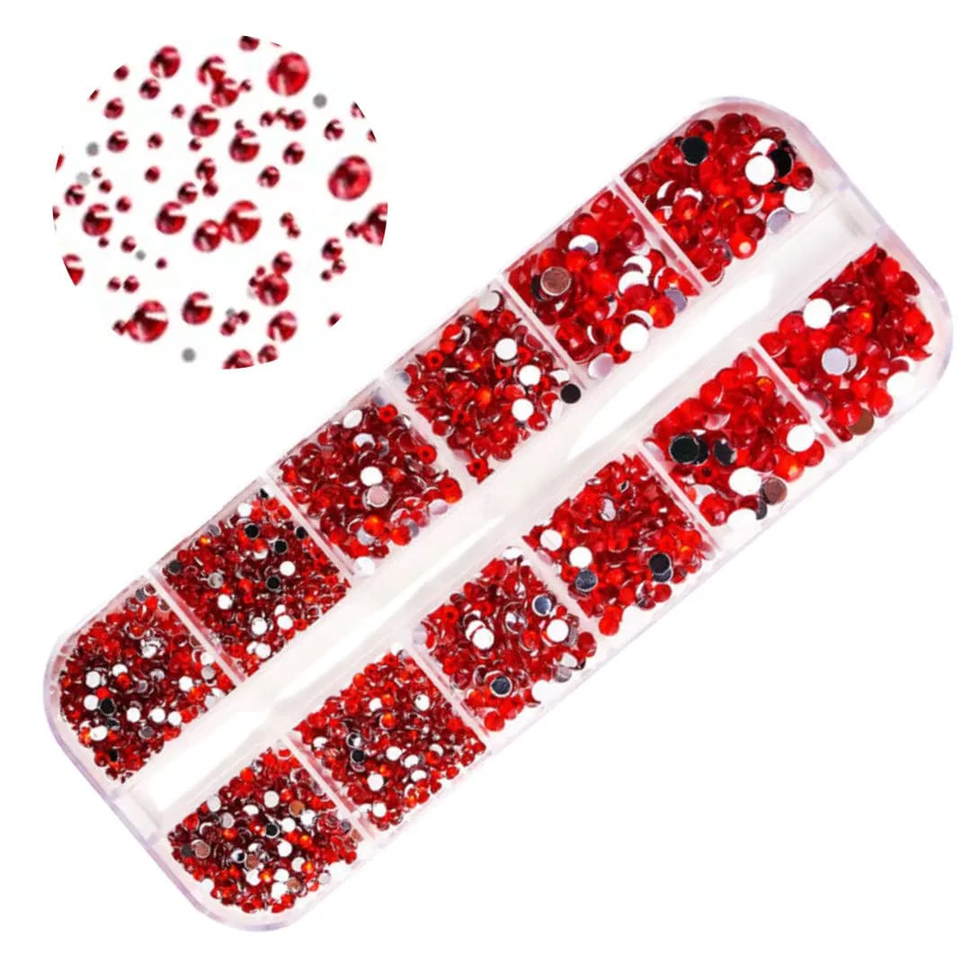Nail Art - 3000pcs Diamonds - Red Nail Art - 3000pcs Diamonds - Red