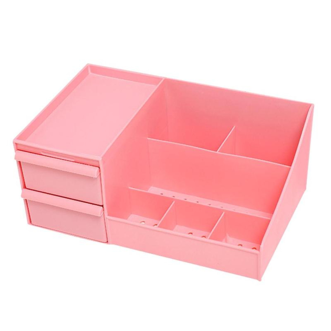 Cosmetic & Desk Organizer - Pink