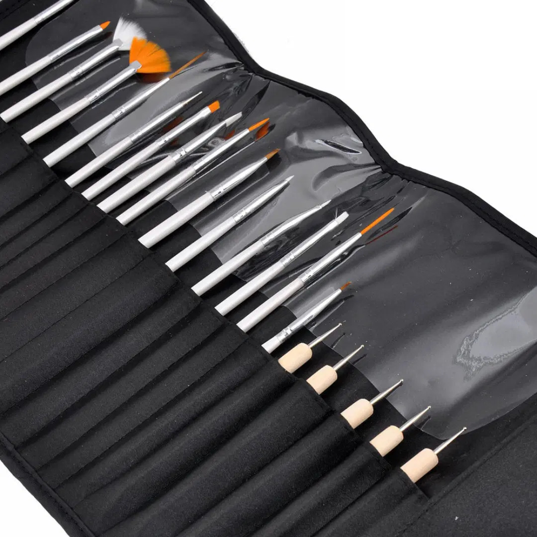 Nail Art Brush and Tool Set-20pc Nail Art Brush and Tool Set-20pc