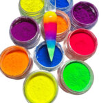 Nail And Eye Neon Powder-6pc