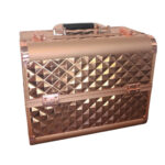 Cosmetic Case - Rose Gold With Patterns