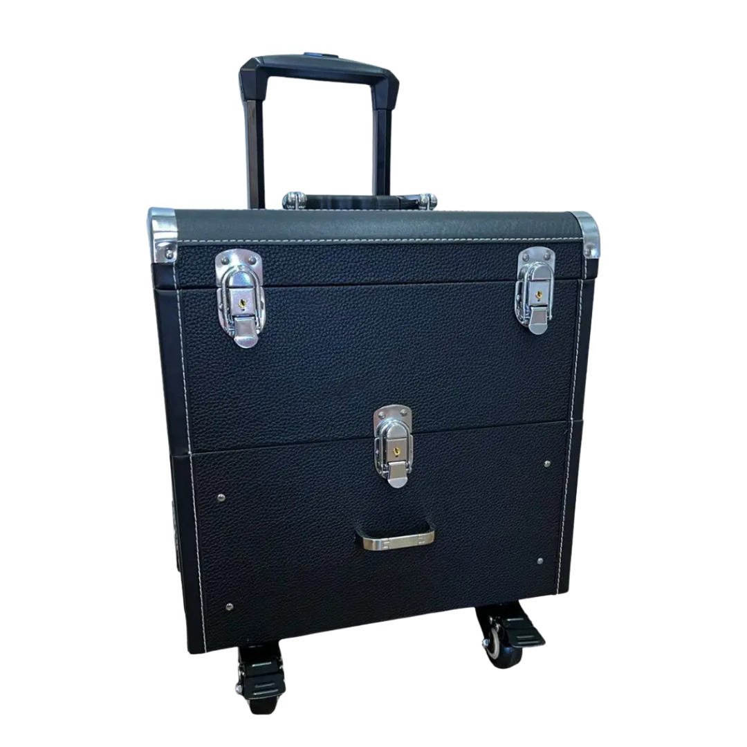 Cosmetic Case-Black With Drawer Cosmetic Case-Black With Drawer