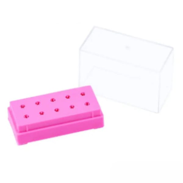 Small Rectangular Bit Case Small rectangular Drill Bit Holder -10 drills - Cherry Blossom Store