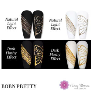 BORN PRETTY - Reflective Spider Gel - Gold 02