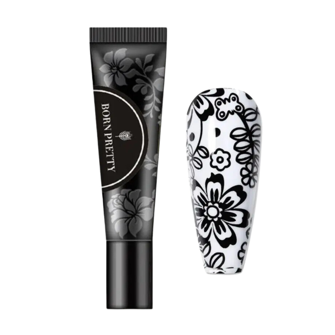 BORN PRETTY 8ml Stamping Gel-Black BORN PRETTY 8ml Stamping Gel-Black