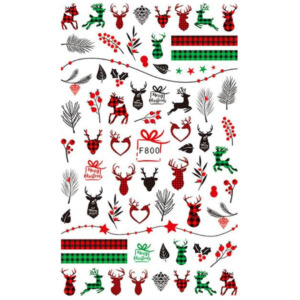 Nail Stickers-F800-Christmas