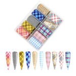 Foil Pack-Plaid Lace 01-10pcs