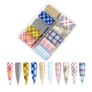 Foil Pack-Plaid Lace 01-10pcs
