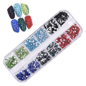 12 Grid Mixed Nail Art-NA162