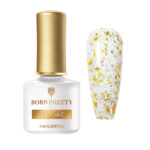 BORN PRETTY 7ml Glitter Top Coat-Gold