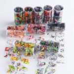 Foil Pack-Faces And Flowers-10pcs - Image 4