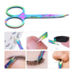 BORN PRETTY Curved Eyebrow Scissors - Image 2