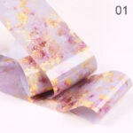 Marble Nail Foil-Pink-4cmx10cm - Image 3
