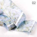 Marble Nail Foil-Blue-4cmx10cm - Image 4
