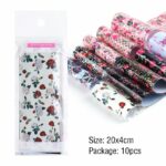 Foil Packet-Flower Patterns-10pcs - Image 3