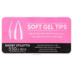 Full Soft Gel Tips-Short Stiletto-550pcs