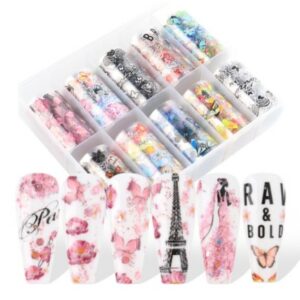 Foil Pack-Butterfly Flower-10pcs