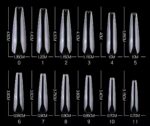 Long Coffin Nail Tips - Clear - Image 2