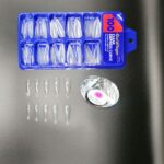 Half Cover Stiletto Tips - Clear - Image 2