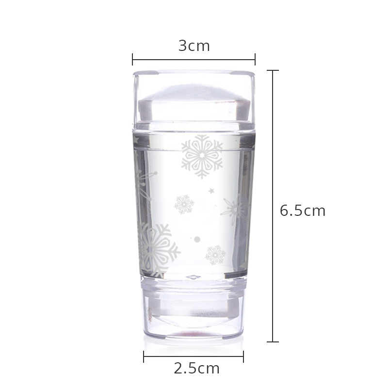 BORN PRETTY Snowflake Stamper with Scraper