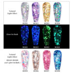 BORN PRETTY 5g Luminous Glitter Sequins Gel-BGS02 - Image 3