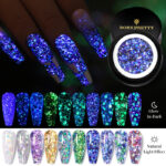 BORN PRETTY 5g Luminous Glitter Sequins Gel-BGS10 - Image 2