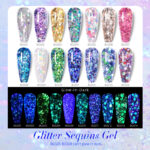 BORN PRETTY 5g Luminous Glitter Sequins Gel-BGS13 - Image 3
