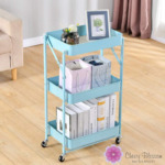 Foldable Steel Trolley - Blue