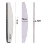 Half-Moon Nail File 100/180-1pc - Image 5