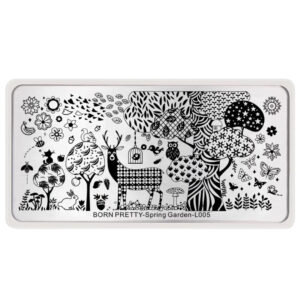 BORN PRETTY Stamping Plate-Spring-L005