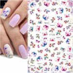 Nail Sticker-F728-Flowers - Image 2