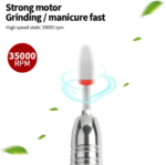 Digital Electric Nail Drill-JMD-108-Grey - Image 5