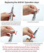 Rechargeable Nail Drill-JMD-107-White - Image 6