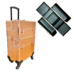 Cosmetic Case Trolley - Rose Gold
