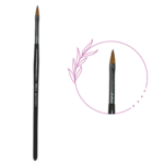 Rohi Acrylic Flat Brush - #6 - Black Handle