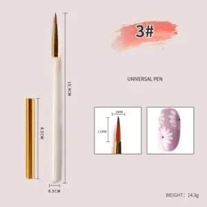 Single Nail Art Brush - Universal