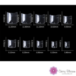 Short French Square Tips - Clear - 200pcs