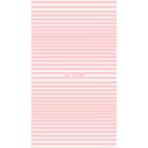 Nail Sticker-F137-Lines-White