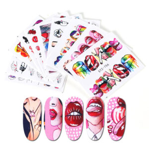 Water Decals - Sexy Girl- Set of 9