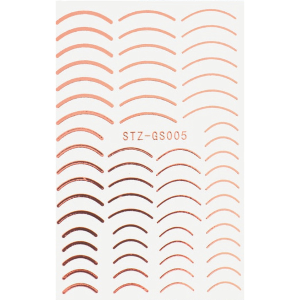 Nail Sticker-GS005-Rose Gold