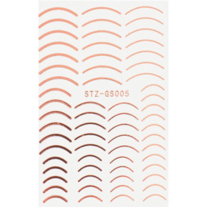 Nail Sticker-GS005-Rose Gold