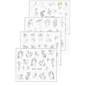 Water Decals-4pc-STZ1022-STZ1025