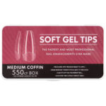 Full Soft Gel Tips-Medium Coffin-550pcs