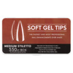 Full Soft Gel Tips-Medium Stiletto-550pcs