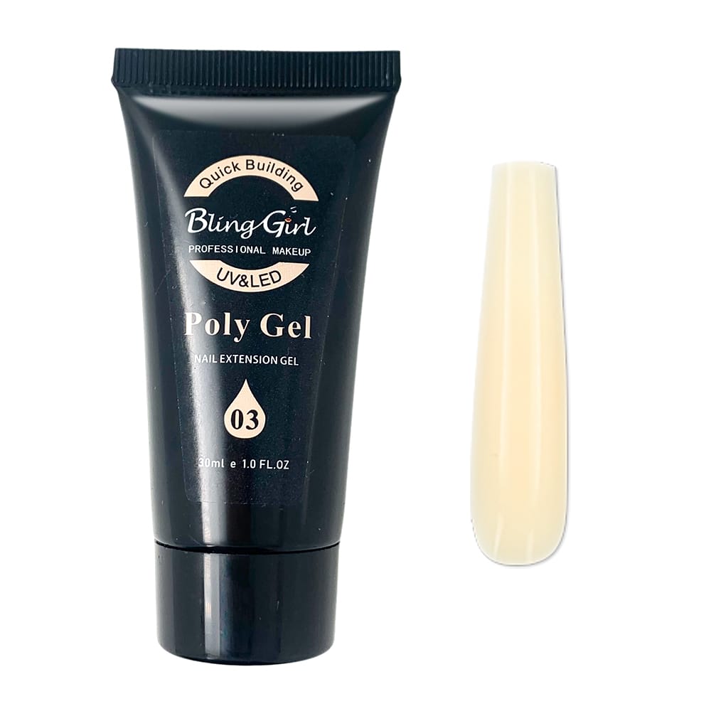 Bling Girl 30ml Nude Poly Gel-03 Bling Girl 30ml Nude Poly Gel-03
