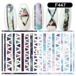 Nail Sticker-F447-Colorful Shapes - Image 2