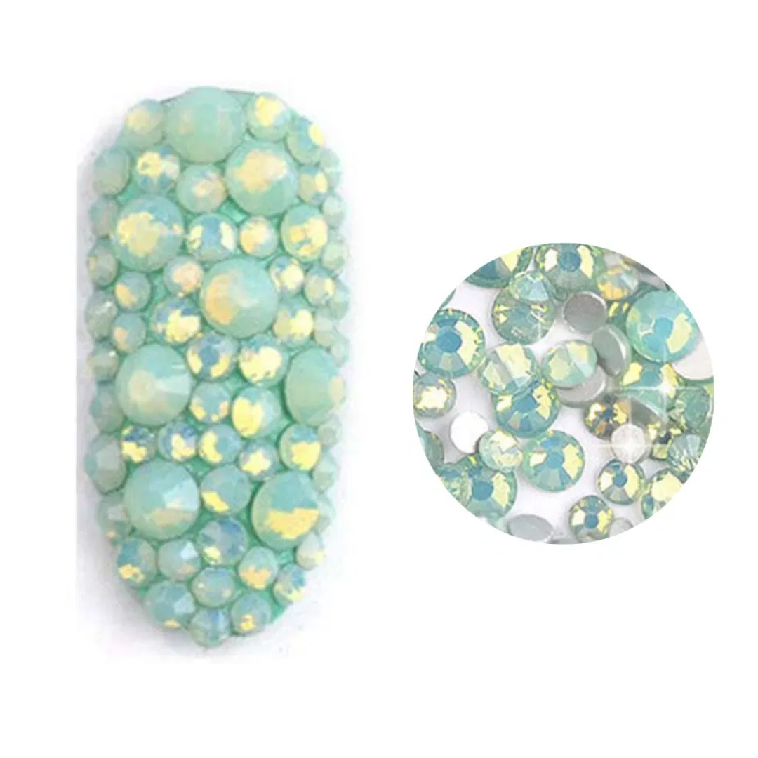 3D Nail Opal Crystals-Green