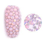 3D Nail Opal Crystals-Pink