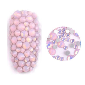 3D Nail Opal Crystals-Pink